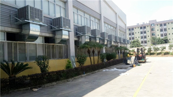 環(huán)保空調改善工廠高溫:車間降溫